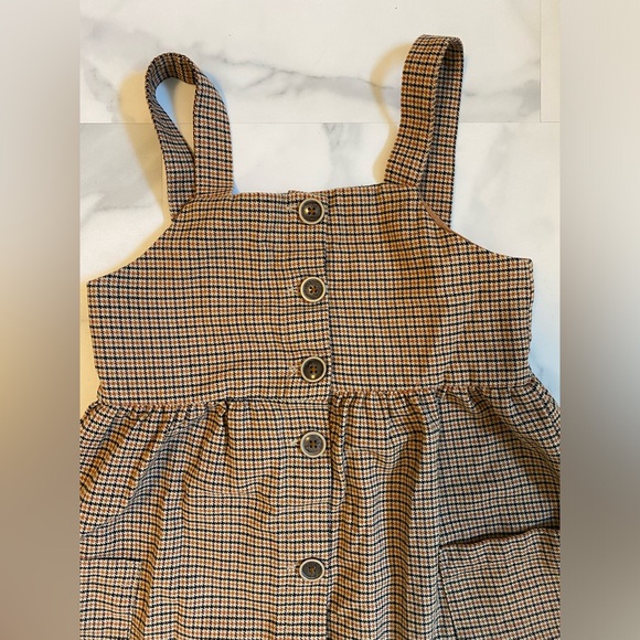 Zara Girls Houndstooth Jumper Dress - Picture 3 of 5